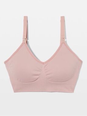Worn Soma Seamless Wireless Nursing Bralette - Nude